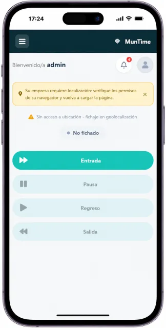 Registro de jornada laboral